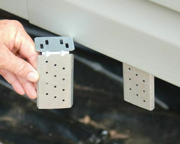 Mobile Home Steel Bracket for Vinyl Skirting (10 Pack) H & S Mobile