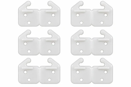 Grace Manufacturing Cabinet Drawer “C” Rail Guide for 1-1/4" Bottom Mount Rail – 6 Pack