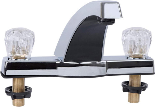 Empire Faucets Mobile Home 8" Deck Mounted Garden Tub Filler with Clear Handles J30-E