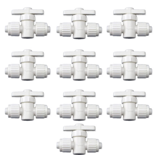Flair-It Straight Stop Valve 1/2 (10 Pack)