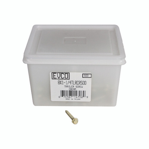 EVCO Mobile Home 1" Sandstone Hex Head Screw (350 Pack)