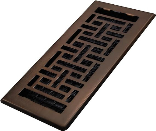 Decor Grates AJH410-RB Floor Register, 4x10, Oil Rubbed Bronze