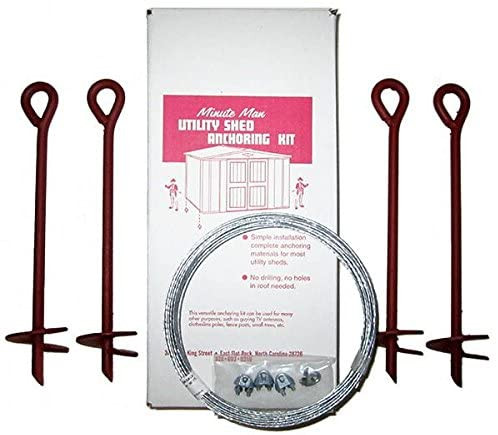 Minute Man Anchor Kit for Storage Shed