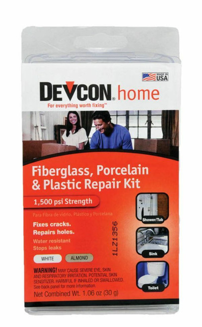 Mobile Home/RV Devcon Bath Tub Repair Kit White or Almond