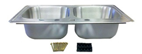 33" x 19" (6" Deep) Stainless Steel Kitchen Sink for Mobile Homes