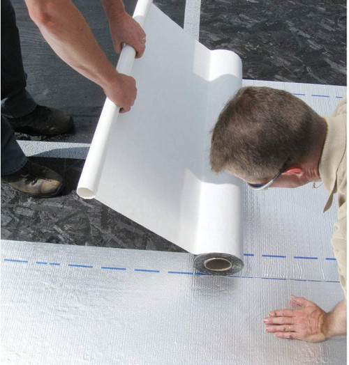 MFM Mobile Home Peel & Seal 36" x 33.5' Aluminum Self-Sticking Roll Roofing 50036