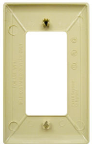 Pass & Seymour Mobile Home/RV Almond Single Snap-On Plate