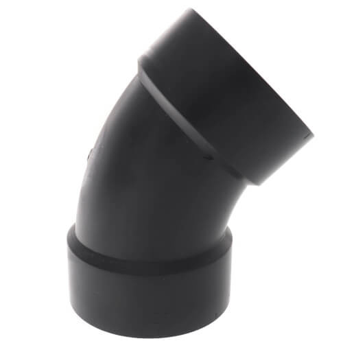ABS 45° Elbow 3"