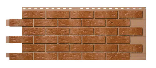 Mobile Home/RV Novik Brown Blend Simulated Brick Skirting Panel (9 Pieces)