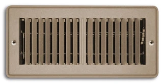 TRUEaire Mobile Home Floor Register 4 x 8 Brown (6 Pack)