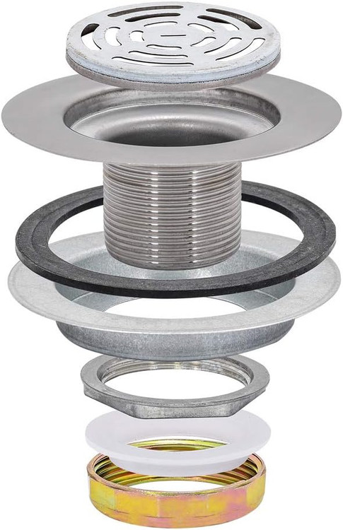 Ez-Flo Mobile Home 1-1/2" Flat Top Chrome Shower Drain 30031 - H & S ...