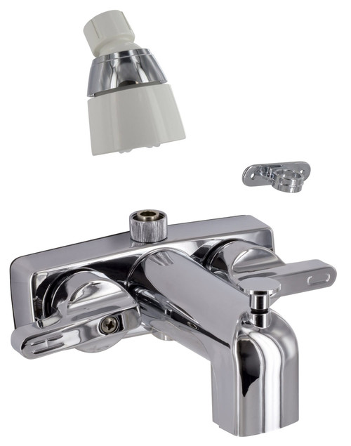 Phoenix Faucets Mobile Home/RV TwoHandle 33/8" Tub & Exposed Shower