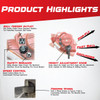 Heater BaseHit Real Baseball Pitching Machine with Auto Ball Feeder