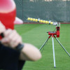 Heater Sports Real Baseball Pitching Machine with 12-Ball Auto Feeder