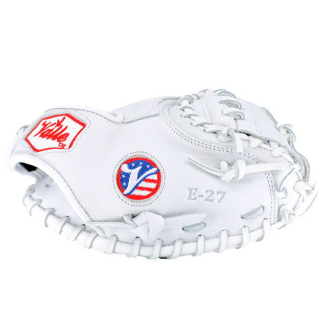 Valle E-27HW 27インチ トレーニングキャッチャーミット ホワイト Valle Eagle 27 Catcher's Training Mitt | Free Shipping