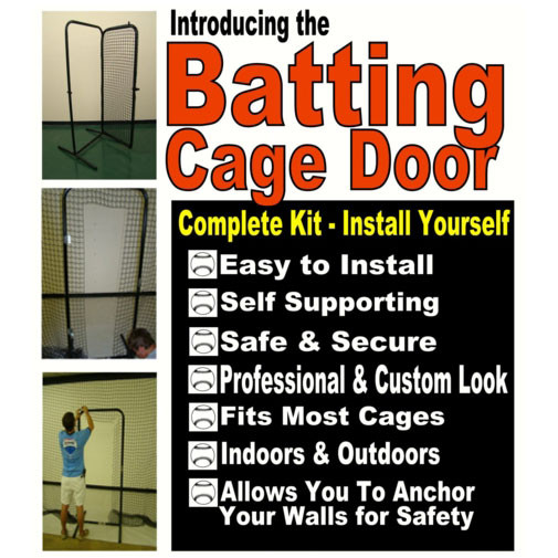 Batting Cage Door Kit Easy to Install