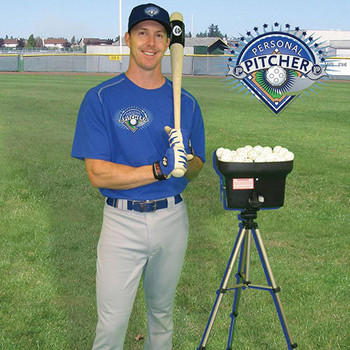 Chris with the Personal Pitcher PRO Pitching Machine