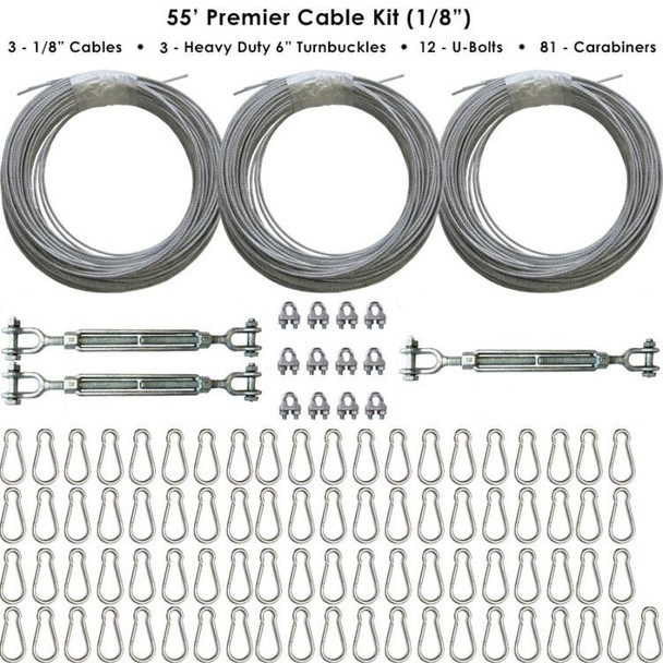 Premier Batting Cage Cable Kits