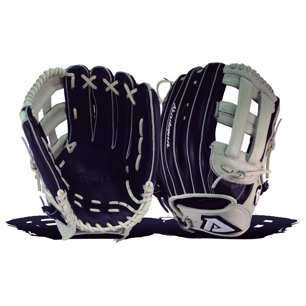 アシモクラフツ KC_top_plate_A Akadema Outfielder's Baseball Glove ACM39 - Free Shipping