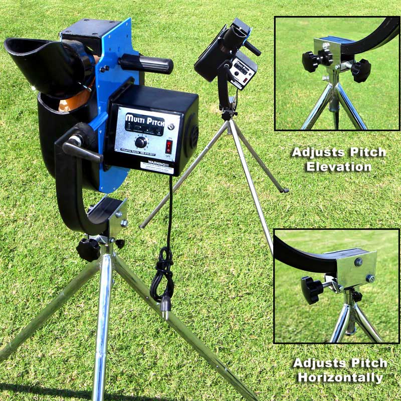 Cimarron Multi-Pitch II Pitching Machine for Baseball or Softball