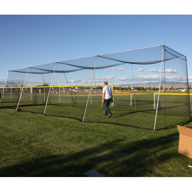 Portable 50ft Batting Cage With 21 Net By Wheelhouse
