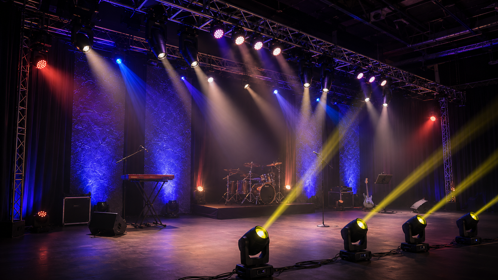 How many stage lights do you need for an event