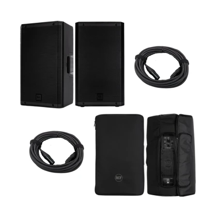 RCF ART 932A Pair w/ Covers and XLR Cables