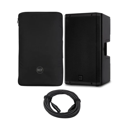 RCF ART 935A with Cover and XLR Cable