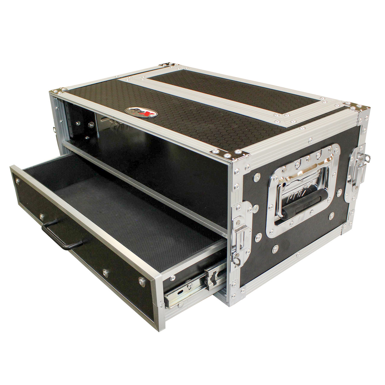 Flight Case ATA Style Rack Case 12 In. Deep 2U W-2U Drawer thumbnail 1