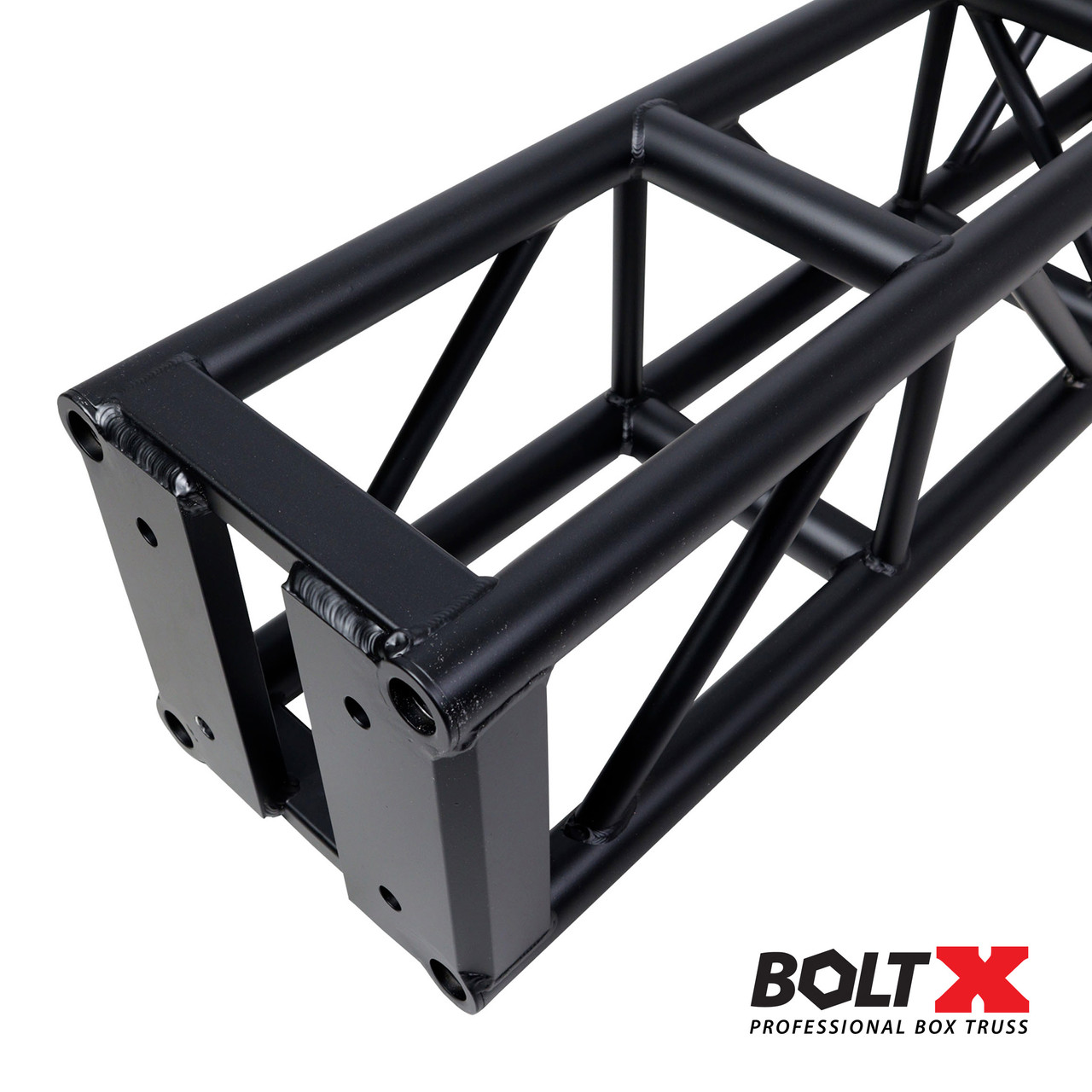 3 Ft. BoltX Black Bolted 12 Inch Professional Box Truss Segment | 3mm Wall – Black Finish thumbnail 1