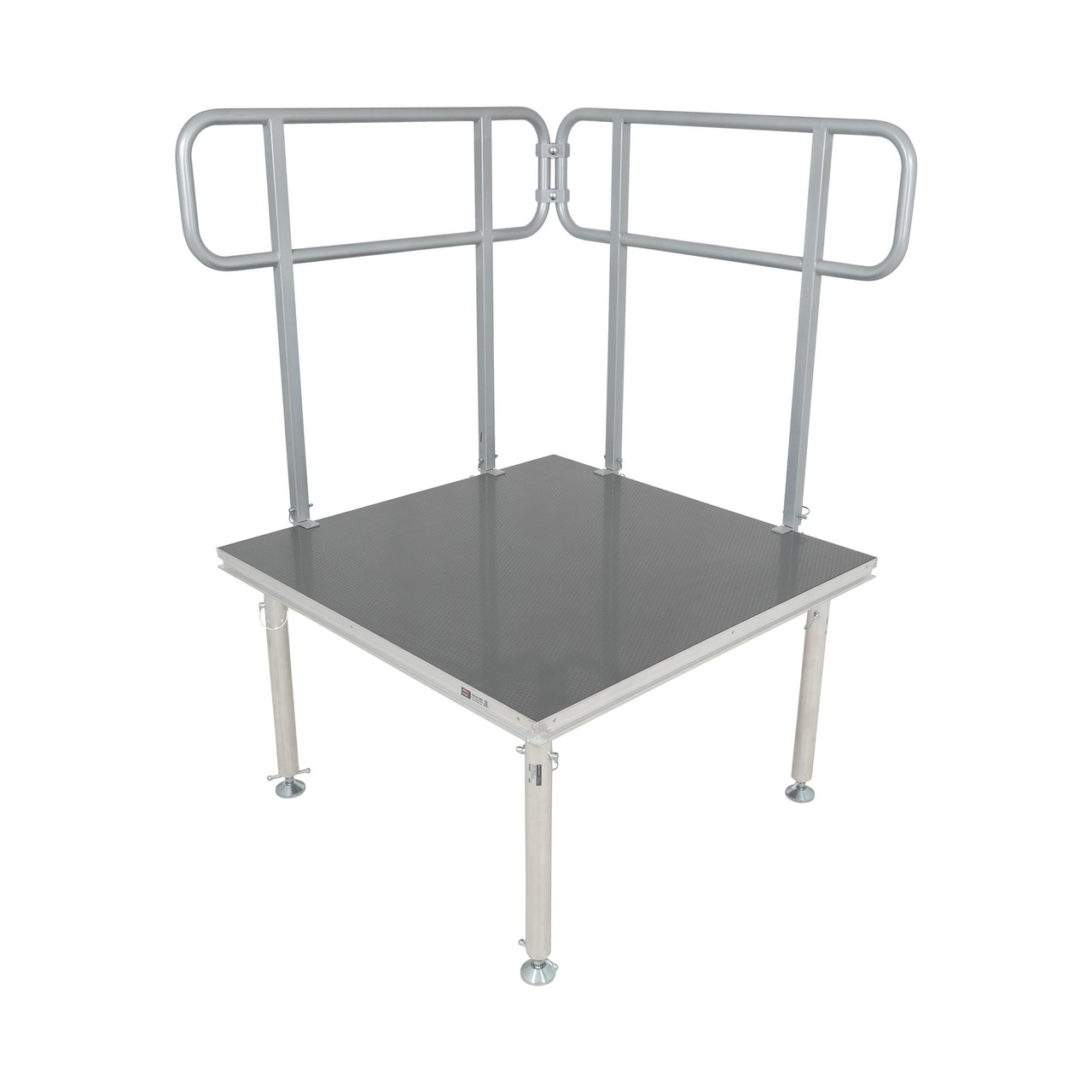 4 FT Professional Single Guard Rail for StageQ Portable Stage Platform thumbnail 1