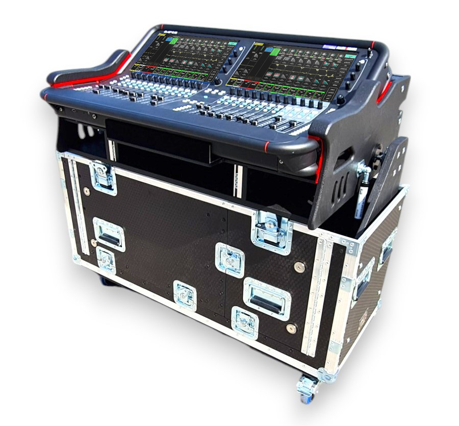 Allen and Heath AVANTIS Flip-Ready Hydraulic Console Easy Retracting Lifting 2U Rack Space Case by ZCASE thumbnail 1