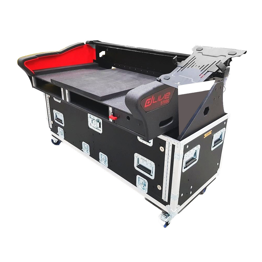 Allen and Heath DLive S7000 Flip-Ready Hydraulic Console Easy Retracting Lifting 2U Rack Space Detachable Case by ZCASE thumbnail 1