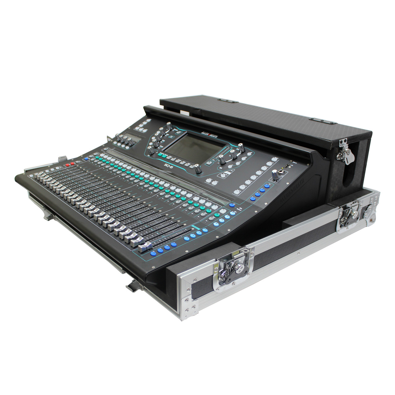 ATA Digital Audio Mixer Flight Case for Allen & Heath SQ7 Console with Doghouse compartment and Caster wheels thumbnail 1