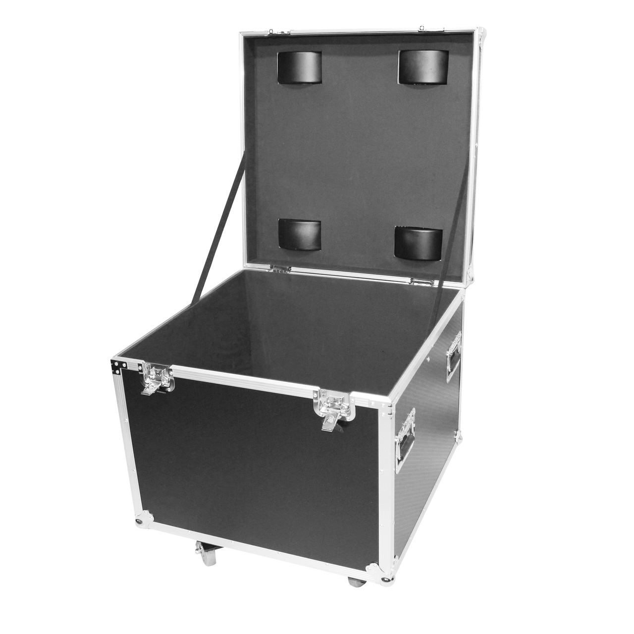 ATA Utility Flight Travel Heavy-Duty Storage Road Case with 4" in casters – 29.5"x29.5"x29" Exterior thumbnail 1