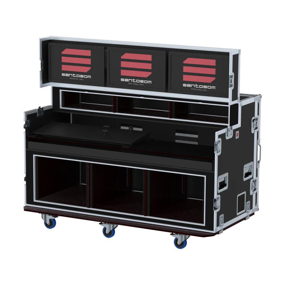 Flight Case for Tricaster TC1 3 Screens 3U + 8U by Santosom thumbnail 1