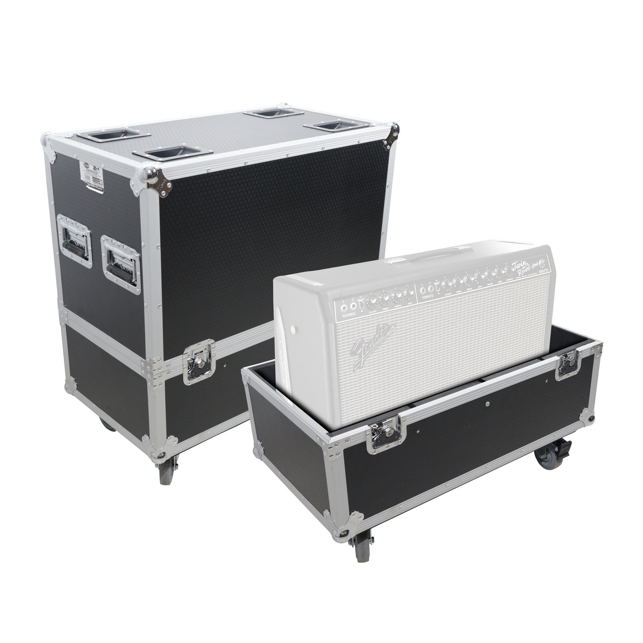 Flight Style Road Case for Fender Hot Rod Deluxe 30 212 Combo Guitar Amp Universal Speaker Cabinet thumbnail 1
