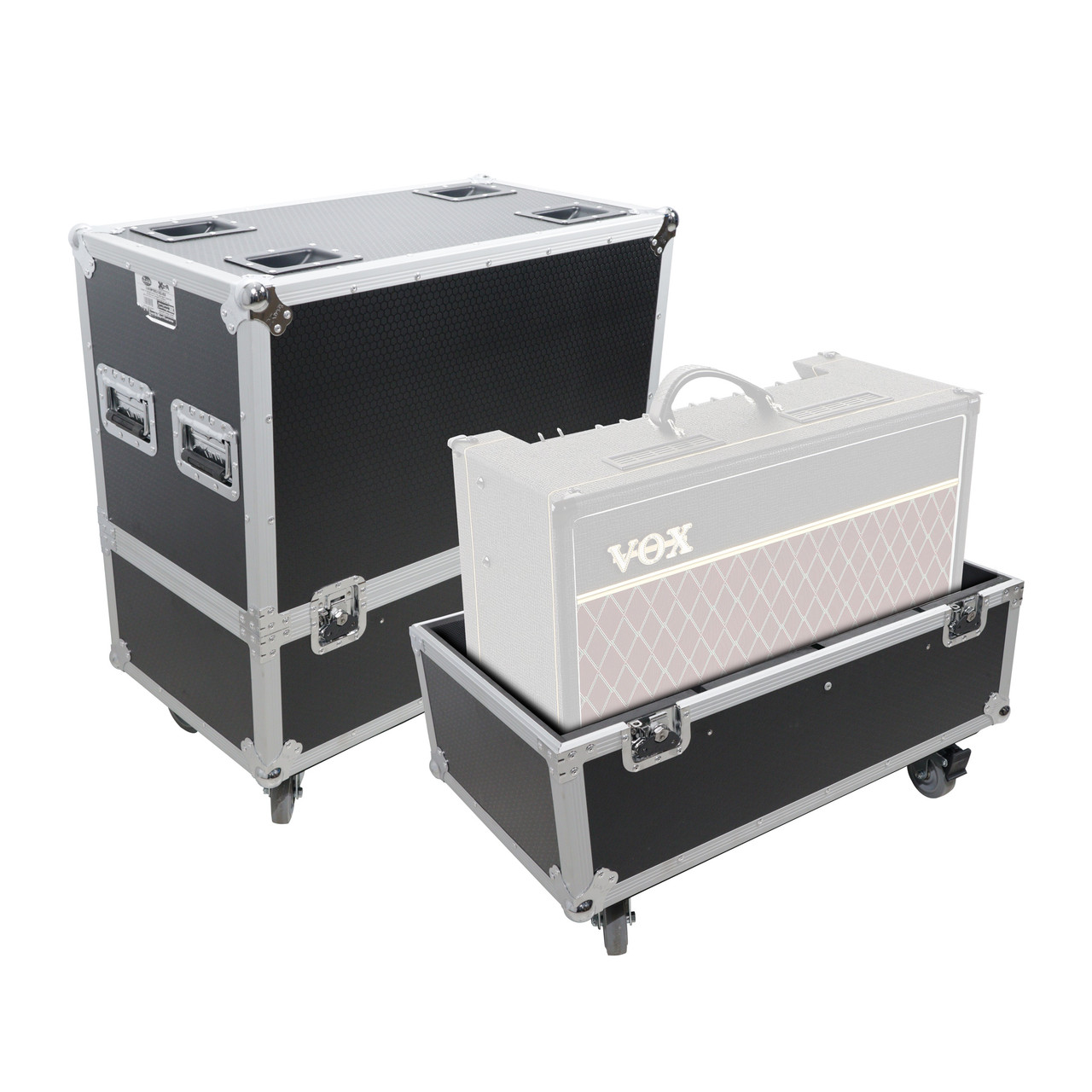 Flight Style Road Case for Vox AC30C2 212 Combo Guitar Amp Universal Speaker Cabinet thumbnail 1