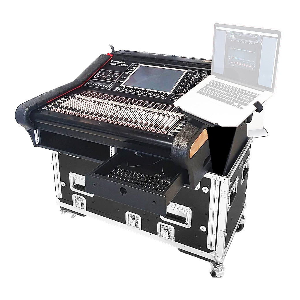 Flip-Ready Detachable Easy Retracting Hydraulic Lift Case With 2U for Digico SD9 Digital Mixing Console by ZCase® thumbnail 1