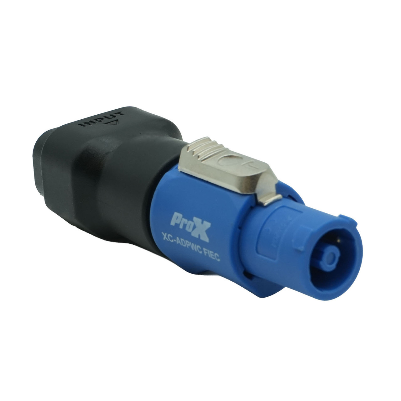 IEC C14 Female to PowerCON Female Blue locking Connector Power Coupler Adapter thumbnail 1