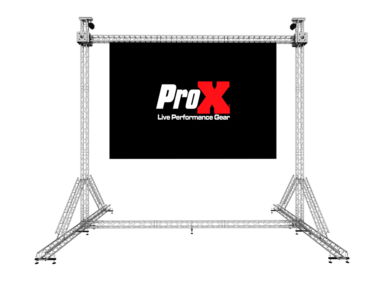 LED Screen Display Panel Video Fly Wall Truss Ground Support System 30'W x 30'H TriGrip thumbnail 1