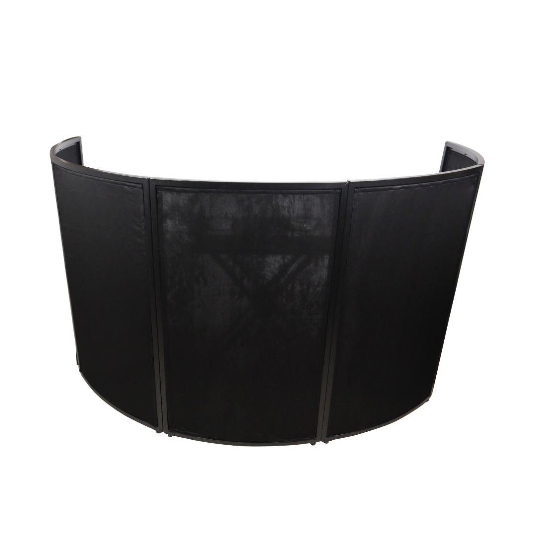 LUNA DJ Facade 5 Panel Curved with Black White Scrim Kit Black Hardware thumbnail 1