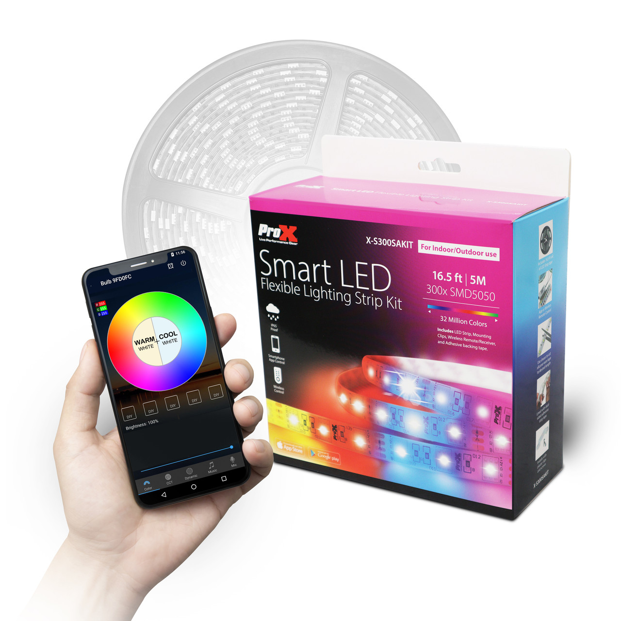 Smart LED Flexible Lighting Strip Kit – 16.5 ft | 5M thumbnail 1