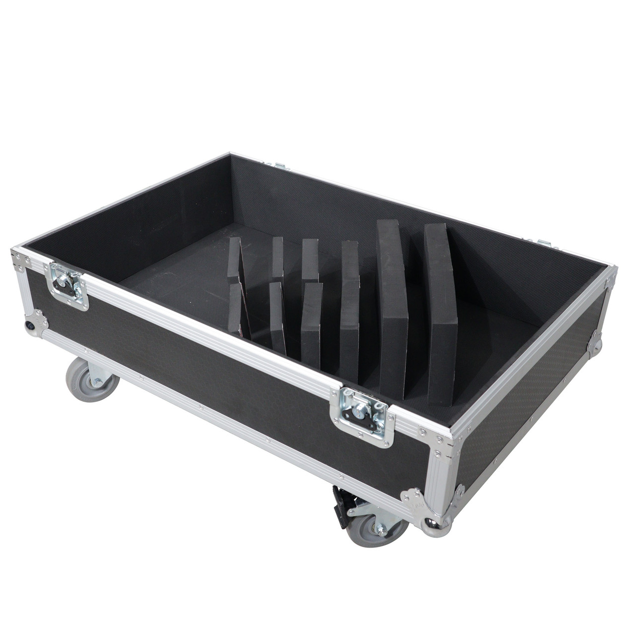 Universal  Speaker Flight Case Fits 2x QSC LA112, FBT HORIZON VHA 112SN, Mackie DRM12A and more, 30x26x18 in. thumbnail 1