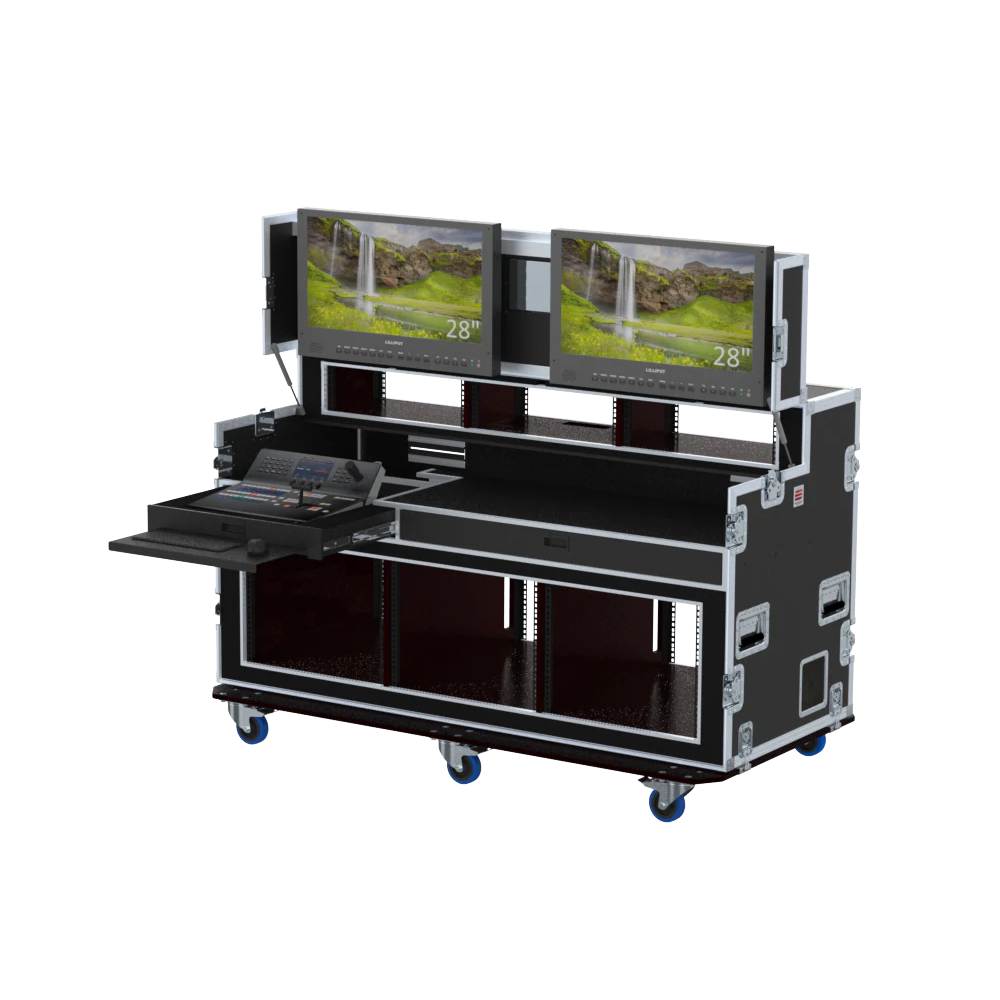 Video Controller FC Regie Blackmagic ATEM 1M/E Advanced Panel, 2 screens 8U + 3U by Santosom thumbnail 1