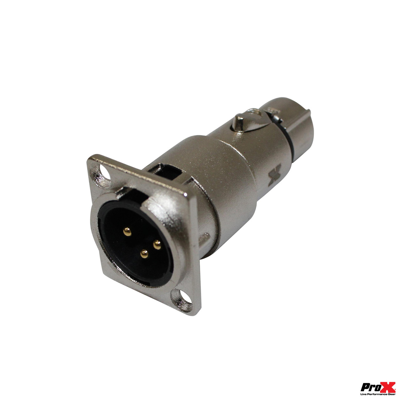 XLR Male To Female Adapter For Panel Mount thumbnail 1