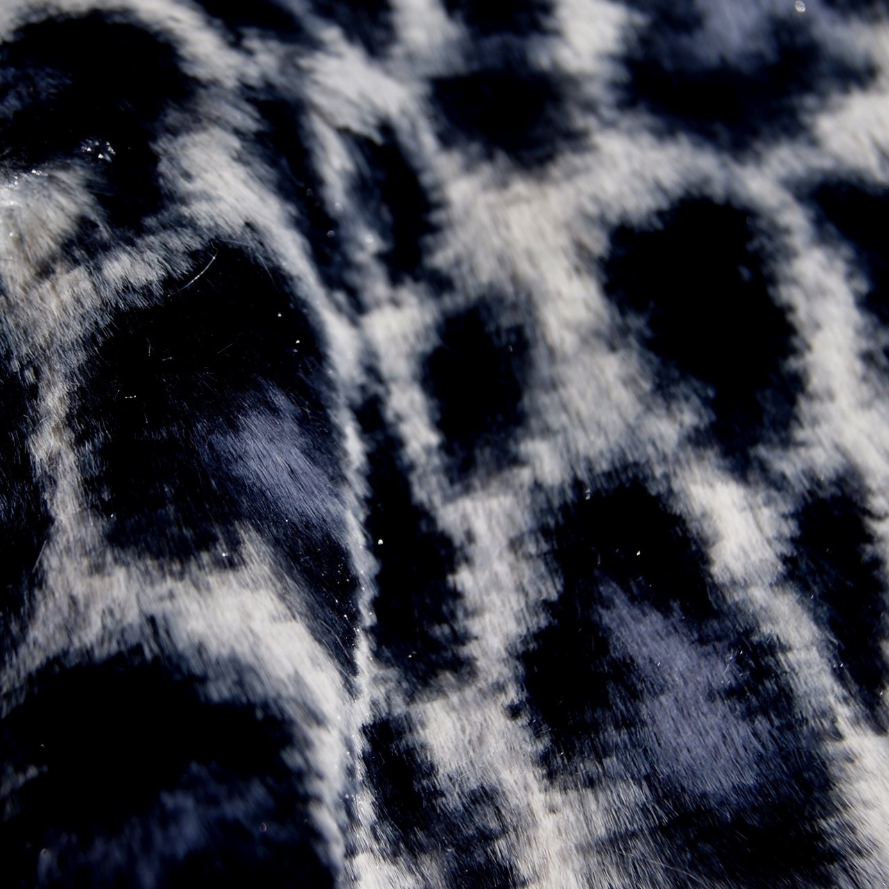 Snow Leopard Animal Faux Fur Minky Fabric Wholesale