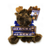 Alaska Large Plush Moose with 2 Pack Candy Bars