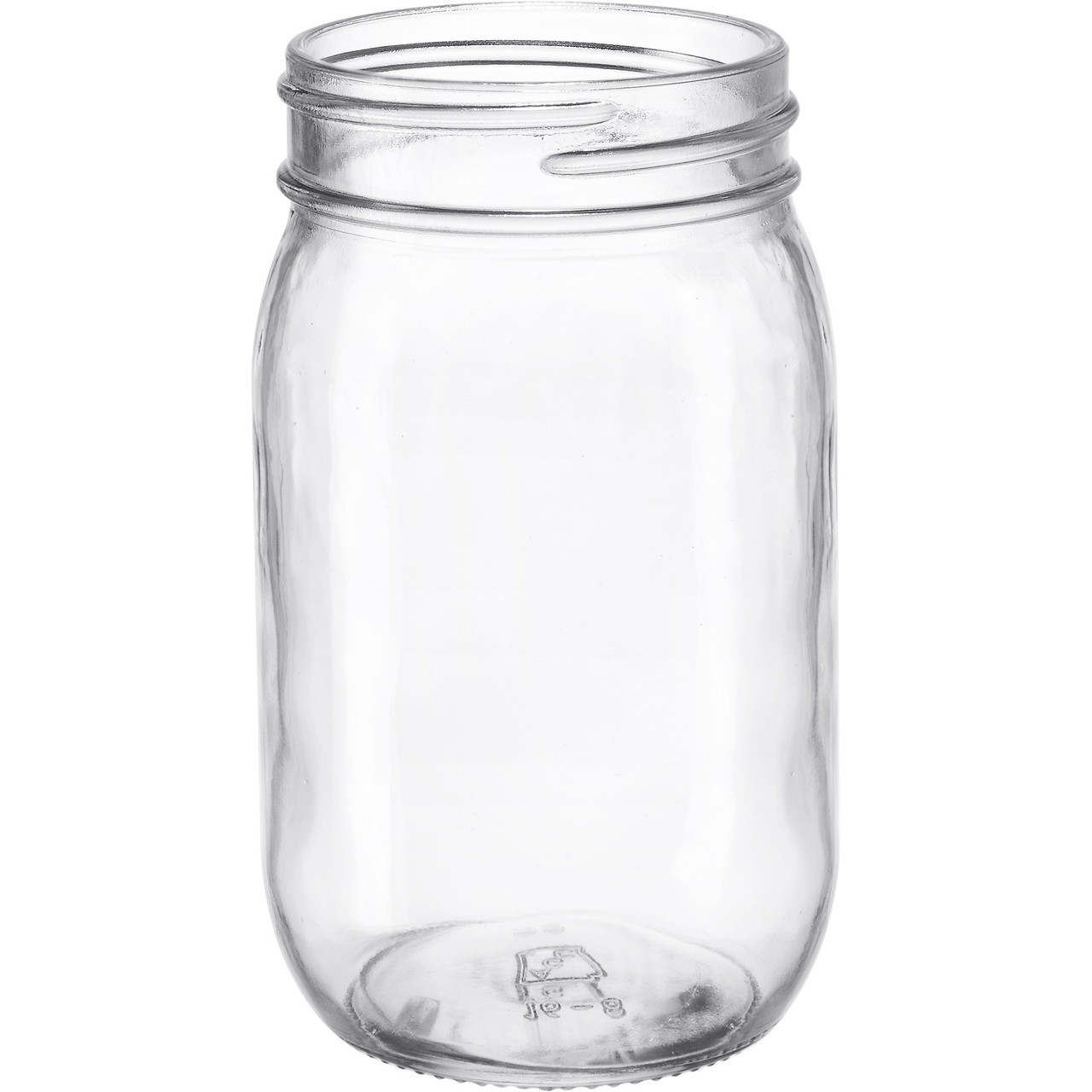 8 oz Flint Glass Mason Jelly Jar w/ 70-450 Finish - Wholesale