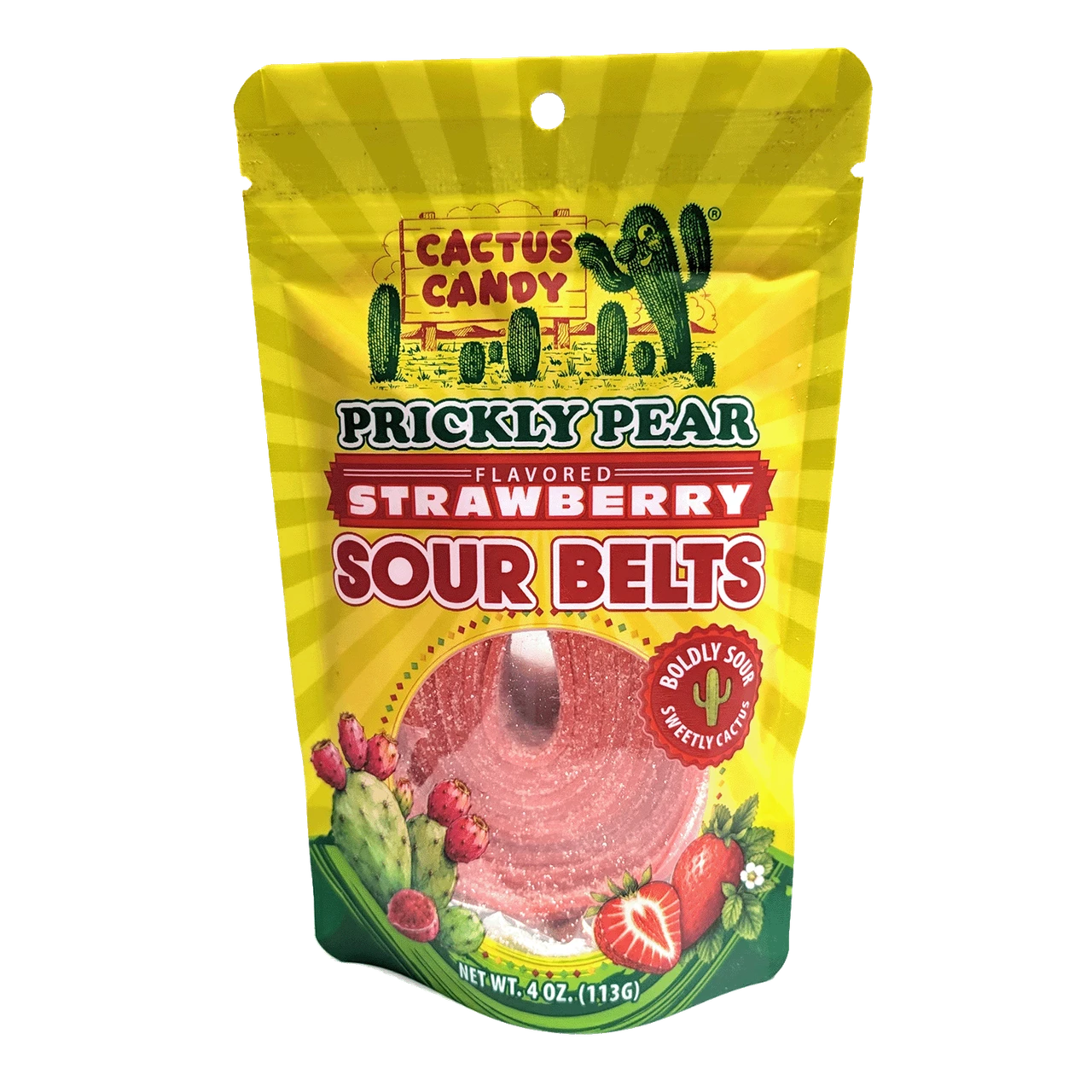 Prickly Pear Strawberry Sour Belts